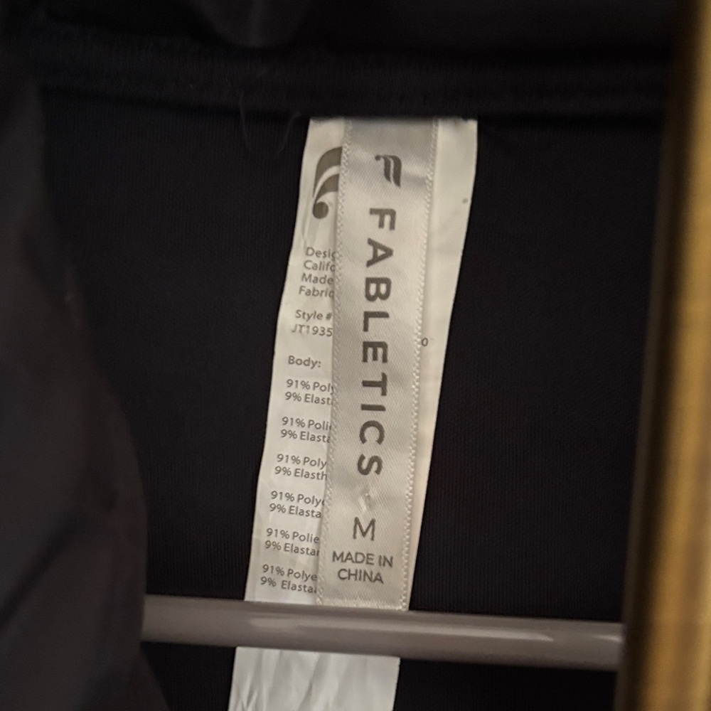 Fabletics Black Activewear Jacket View 2